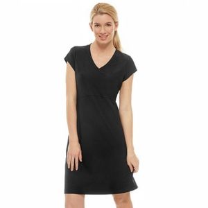 LL Bean Fitness Dress - Black, Size M